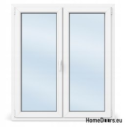 Pacchetto 3 vetri per porte finestre - 48 mm 1465 x 2095 mm bianco
