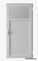PORTE TECNICHE PER ESTERNI IN PVC 90X205 cm BIANCO DESTRA