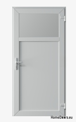 PORTE TECNICHE PER ESTERNI IN PVC 90X205 cm BIANCO DESTRA