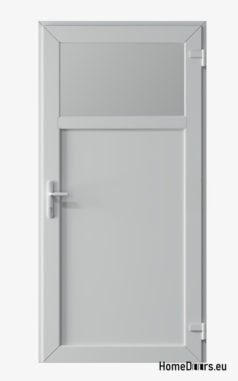PORTE TECNICHE PER ESTERNI IN PVC 90X205 cm BIANCO DESTRA