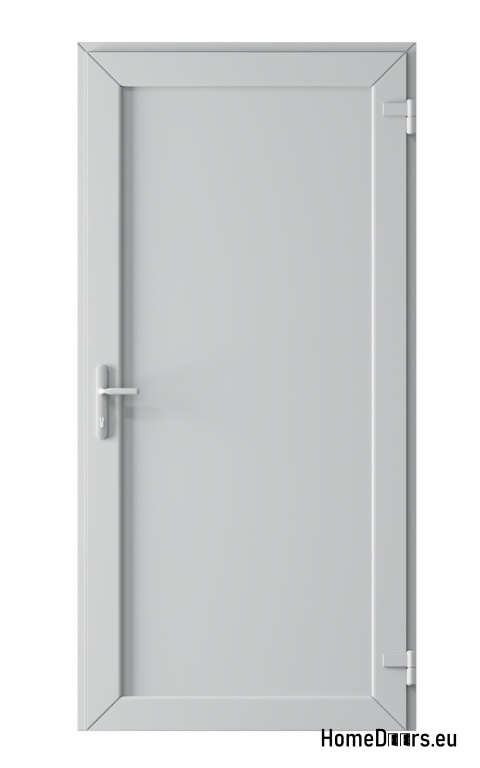 PORTE TECNICHE PER ESTERNI IN PVC 90X205 cm BIANCO DESTRA