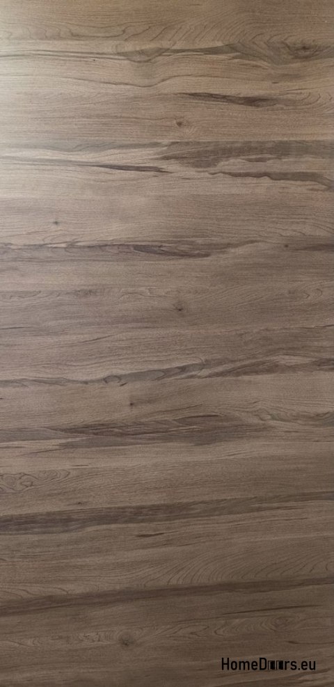 Porta scorrevole montata a muro ALFA + sistema scorrevole BIRCH FATHERS DARK 95