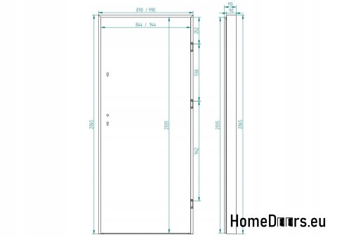 Porta interna insonorizzata SALIDA CATANIA LIGHT 80 L DISPONIBILE