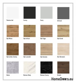 Porta scorrevole 70 montato a parete ALFA LOFT A 04 Marble White74+sistema scorrevole