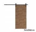 Porta scorrevole 70 montato a parete ALFA LOFT P 01 Lancelot Oak74+sistema scorrevole