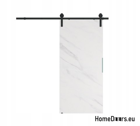 Porta scorrevole 70 ALFA LOFT P 01 Marble White74+sistema scorrevole