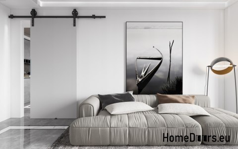 Porta scorrevole a parete 80 ALFA LOFT A 04 Grey 85 + Sistema scorrevole