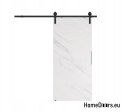 Porta scorrevole 90 montato a parete ALFA LOFT P 01 Marble White95+sistema scorrevole