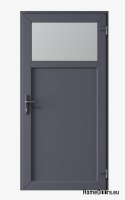 PORTA TECNICA ESTERNA IN PVC 110X205 cm ANTHRACITE DESTRA