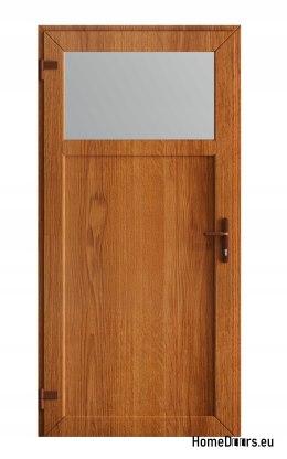 PORTA TECNICA ESTERNA IN PVC 110X205 CM QUERCIA DORATA SINISTRA