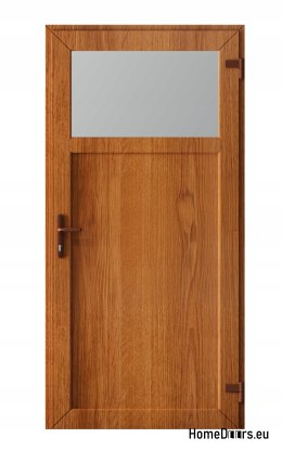 PORTA TECNICA ESTERNA IN PVC 110X205 CM QUERCIA DORATA A DESTRA