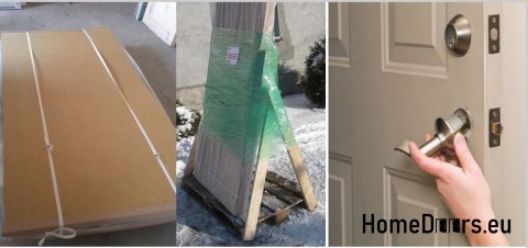 PORTA TECNICA ESTERNA IN PVC 110X205 CM QUERCIA DORATA A DESTRA