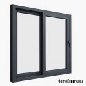 Porta scorrevole del balcone HSL 200x210cm Anthracite calda a sinistra