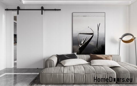 Porta scorrevole 70 ALFA LOFT P 01 Bianca 74 + sistema scorrevole