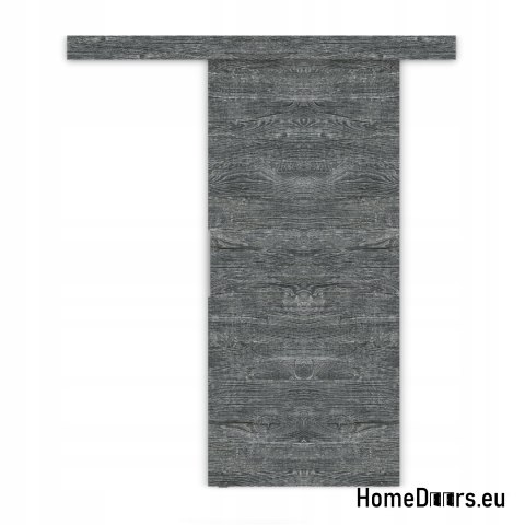 Drzwi przesuwne 70 naścienne ALFA dąb giant 74+ system przesuwny