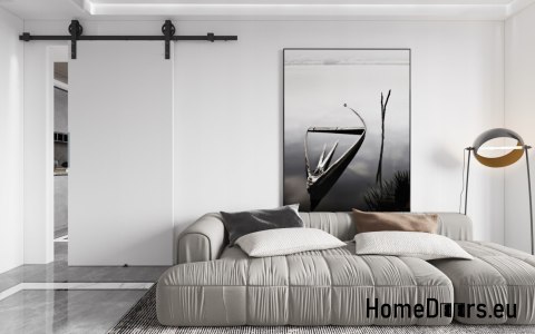 Porta scorrevole 80 ALFA LOFT A 04 Bianca 85 + sistema scorrevole