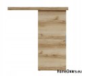 Porta scorrevole 80 ALFA grand oak 85 montata a parete + sistema scorrevole