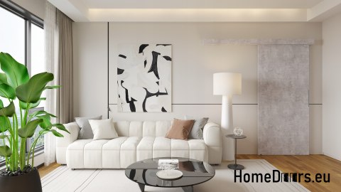 Sistema scorrevole ALFA Oak Grand 95+ a porta scorrevole a parete ALFA oak Grand 95+