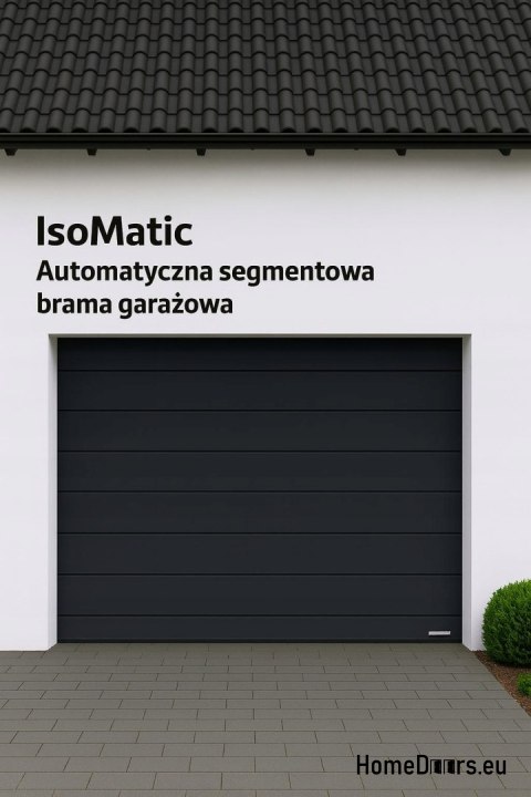 Porta garage Hörmann sezione automatica con 2500x2125 Azionamento Antracite RAL7016
