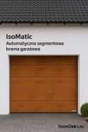 Porta automatica del garage con 2500x2125mm Trazione in rovere dorato