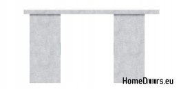 Drzwi przesuwne 130 naścienne ALFA LOFT 02 Beton 65 + system przesuwny