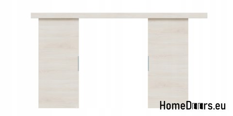 Drzwi przesuwne 130 naścienne ALFA LOFT 02 Buk Norweski 65+system przesuwny