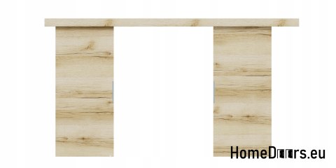 Drzwi przesuwne 130 naścienne ALFA LOFT 02 Dąb Grand 65 + system przesuwny