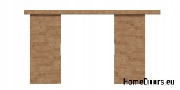 Drzwi przesuwne 130 naścienne ALFA LOFT 02 Dąb Lancelot 65+system przesuwny