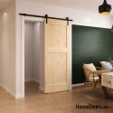 Porta scorrevole in legno pino Loft in legno A 85x212 cm