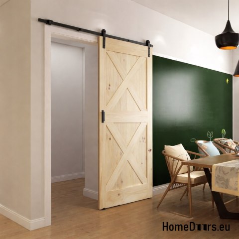 Porta scorrevole legno pino Loft G 95x212 cm
