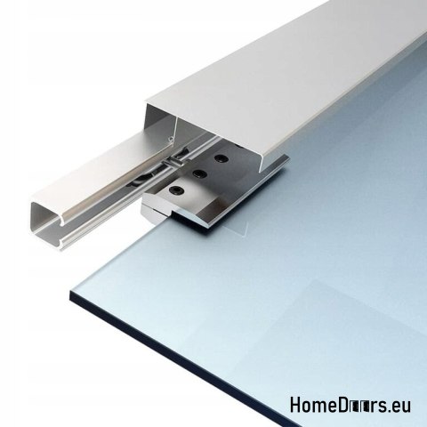 Porta scorrevole interna vetro nero 90 set 1S BLACK FRAME 95