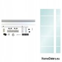 Porta scorrevole in vetro con guida 80 set 5S-85