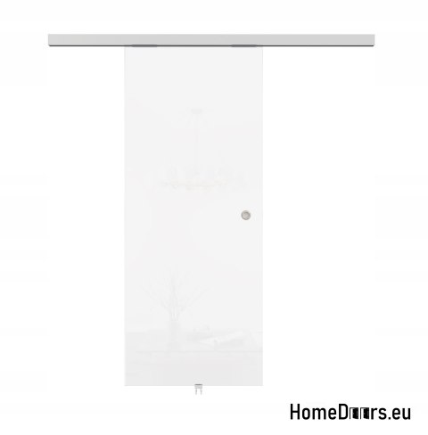 Porta di vetro scorrevole interna con guida 90 set 1S-95