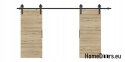 Drzwi przesuwne 120 naścienne ALFA LOFT 04 Dąb Tajga 60 + system przesuwny