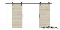 Drzwi przesuwne 130 naścienne ALFA LOFT 01 Dąb Sonoma 65 +system przesuwny