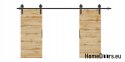 Drzwi przesuwne 140 naścienne ALFA LOFT 04 Dąb Wotan 70 + system przesuwny