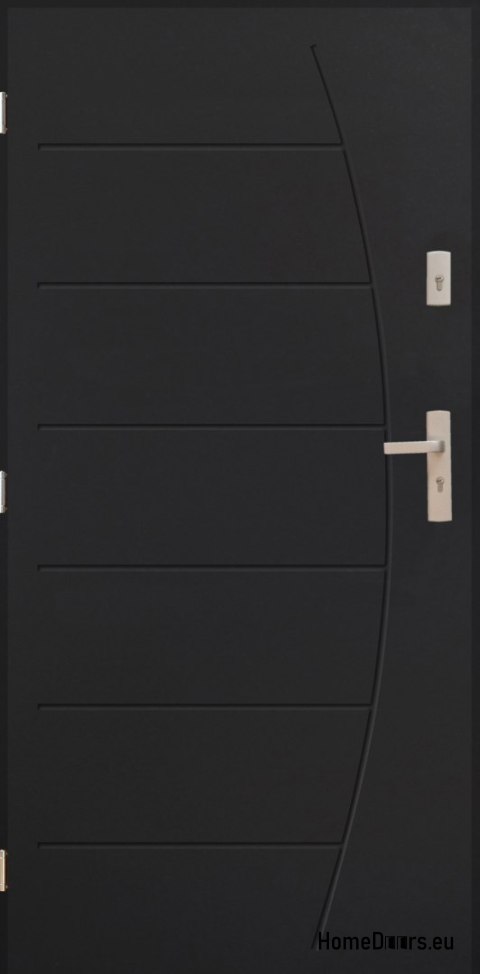 Drzwi Zewnętrzne PANTOR BOSTON Lewe 100 Antracyt Grube 72mm Ciepłe