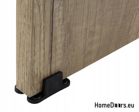 Drzwi przesuwne 130 naścienne ALFA LOFT 01 Dąb Artisan 65+system przesuwny