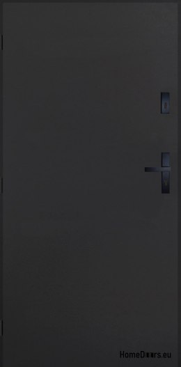 Drzwi Zewnętrzne PANTOR PRAGA Lewe 90 Antracyt Grube 72mm Ciepłe