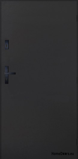 Drzwi Zewnętrzne PANTOR PRAGA Prawe 80 Antracyt Grube 72mm Ciepłe