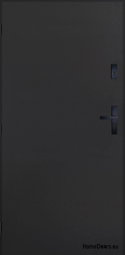 Drzwi Zewnętrzne PANTOR PRAGA RC2 Lewe 90 Antracyt Grube 72mm Ciepłe