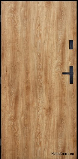 Drzwi Zewnętrzne PANTOR PRAGA RC2 Lewe 90 Dąb Turner Grube 72mm Ciepłe