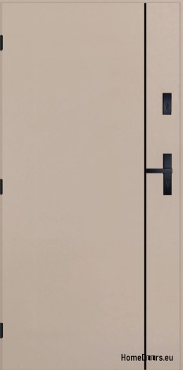 Drzwi Zewnętrzne PANTOR WILANÓW Lewe 90 Kaszmir Grube 72mm Ciepłe