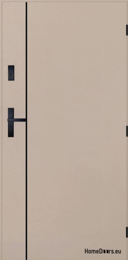 Drzwi Zewnętrzne PANTOR WILANÓW Prawe 90 Kaszmir Grube 72mm Ciepłe