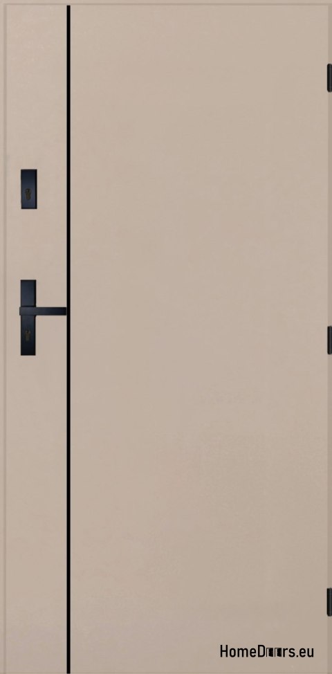 Drzwi Zewnętrzne PANTOR WILANÓW RC2 Prawe 90 Kaszmir Grube 72mm Ciepłe