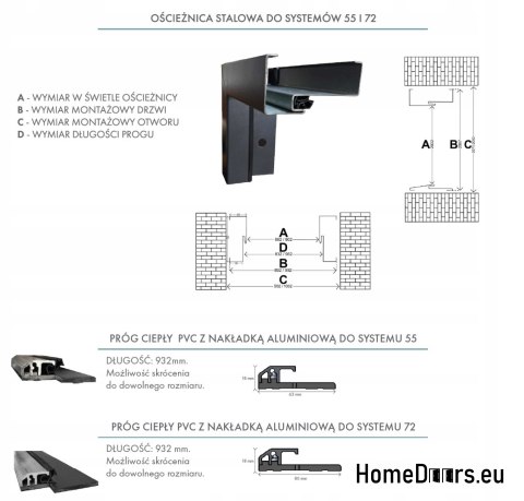 Drzwi Zewnętrzne PANTOR HERKULES 01 Lewe 90 Orzech Grube 72mm Ciepłe