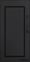 Drzwi Zewnętrzne PANTOR SYRIUS Lewe 80 Antracyt Grube 72mm Ciepłe