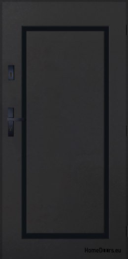 Drzwi Zewnętrzne PANTOR SYRIUS Prawe 100 Antracyt Grube 72mm Ciepłe