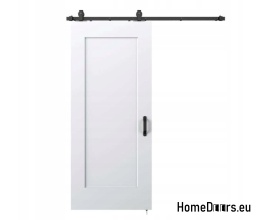 Porta scorrevole Monza 3,5 cm di spessore 90 Loft bianco con sistema kpl