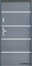 PORTA ESTERNA OPUS FLAT A25 80/90 bianco antracite
